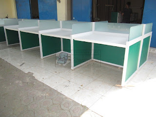 Meja Partisi kantor 8 Orang - Furniture Semarang