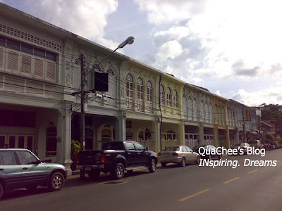 phuket town, thai town, thailand - old heritage building