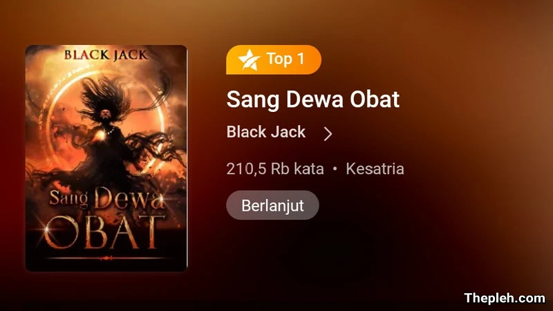 Novel Sang Dewa Obat