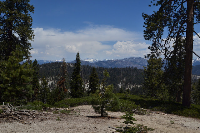 distant snow covered peaks