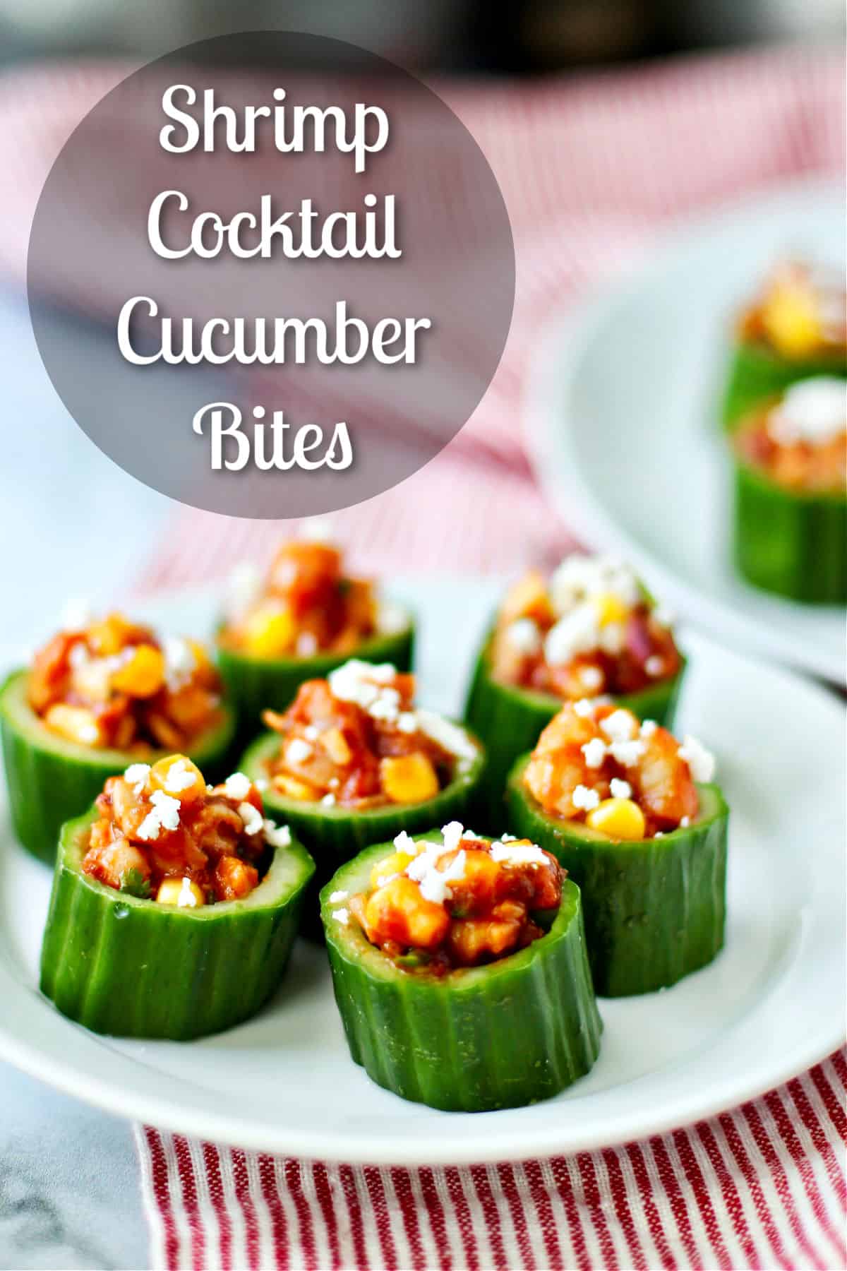 Shrimp Cocktail Cucumber Cups