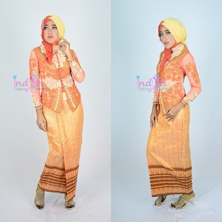 Kebaya Warna Orange, Sewa Kebaya Jogja