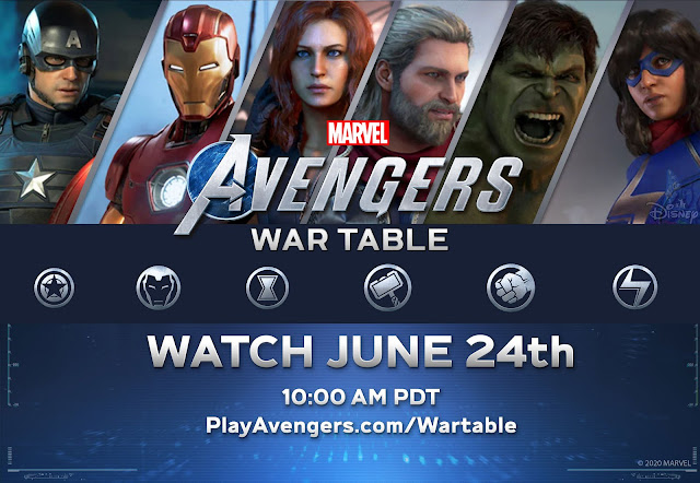 Where To Watch Marvel’s Avengers Game War Table Livestream, date, co-op, news, hawkeye captain america iron man black widow ms marvel hulk thor