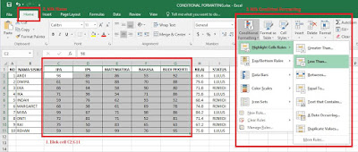 Cara Memberi Warna Secara Otomatis pada Kriteria Tertentu di Microsoft Excel