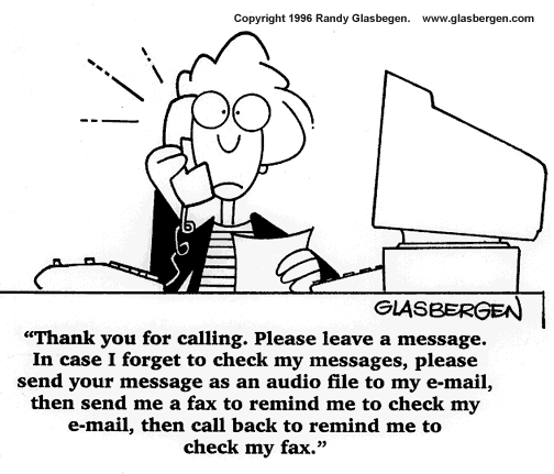 Information Technology Topics: Cartoon Joke on Internet eMail