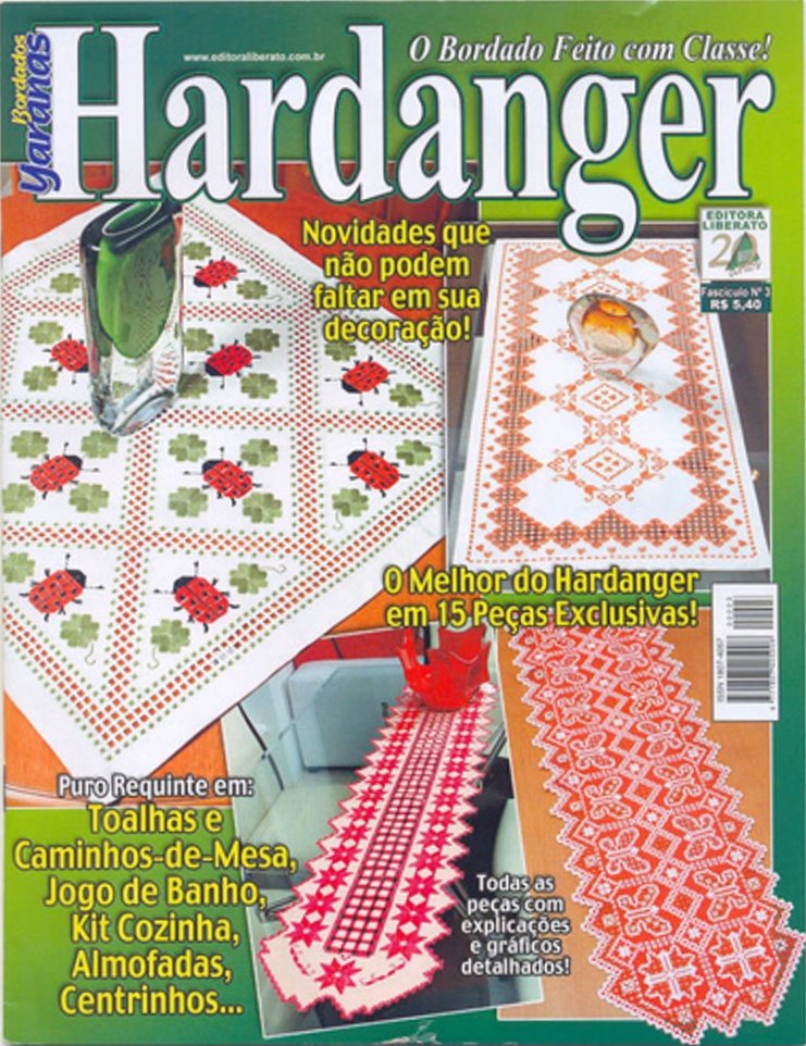 Revista: O bordado feito com clase hardanger [Portugués] - http://descarga-gratis-libros.com/