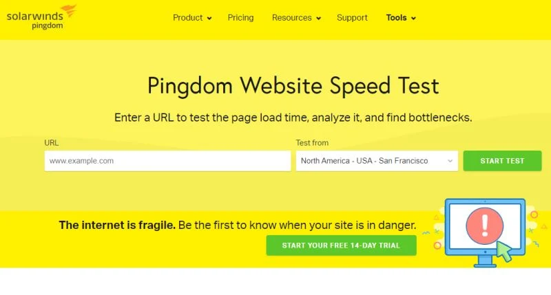 Pingdom - Tool Gratis Untuk Mengukur Kecepatan Blog