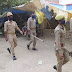 गाजीपुर: जखनियां कस्बा में पुलिस ने किया फ्लैग मार्च