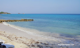 Praia na Isla Grande, Ilhas do Rosário, Colômbia