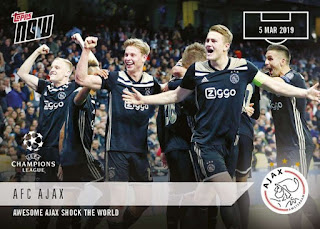 Topps NOW UEFA Champions League 2018-2019 AFC Ajax Set