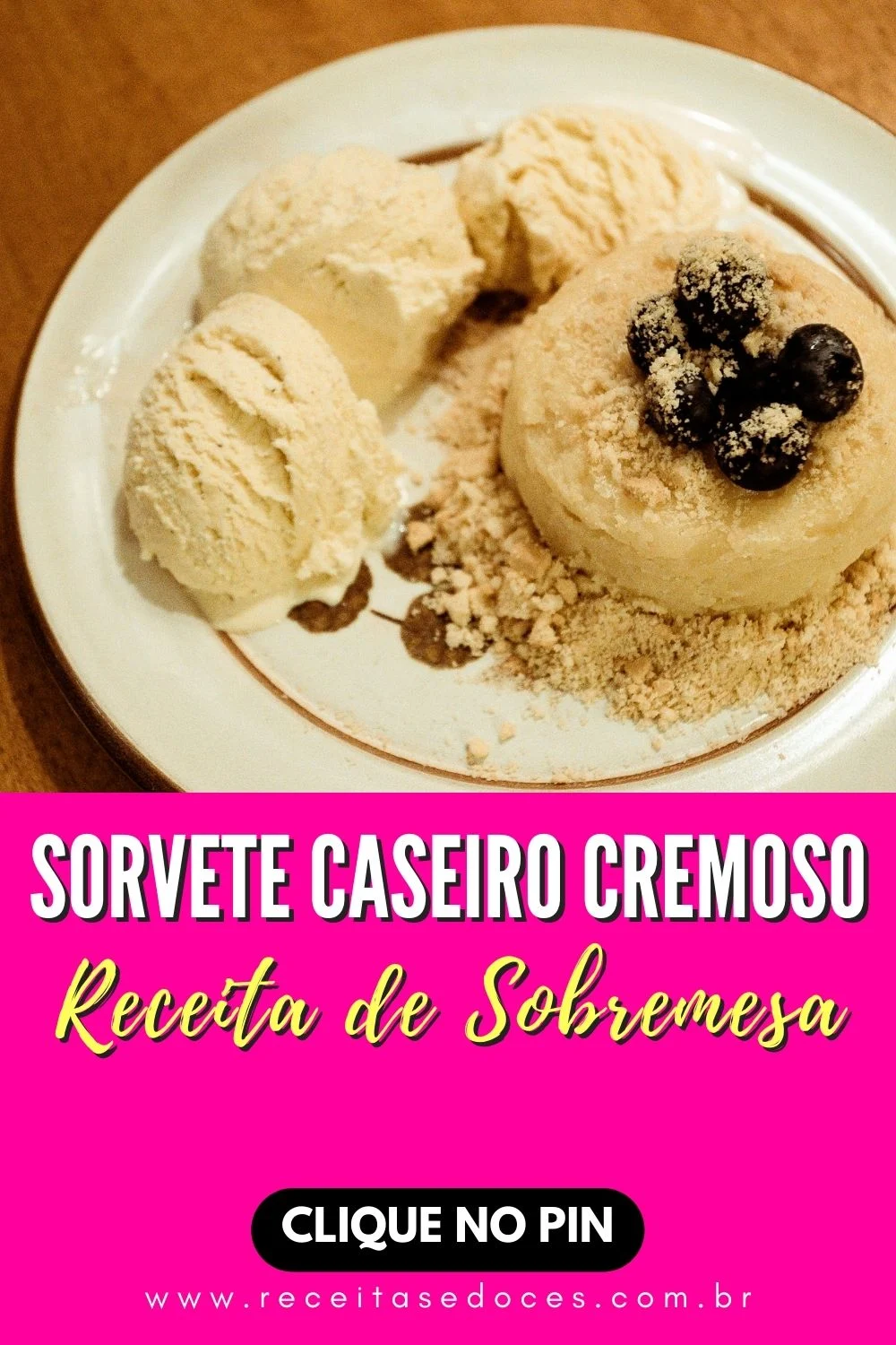 Sorvete Caseiro Cremoso