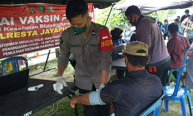 Dukungan Percepatan Vaksinasi Covid-19, Polresta Kembali Gelar Vaksinasi Massal