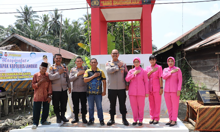 Polres Langkat Resmikan Sumur Bor “Sang Bhayangkara”, Wujud Kepedulian Polri untuk Masyarakat