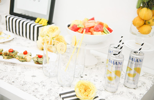 Brunch Party Ideas: Lemon and Stripes Brunch by The Celebration Stylist