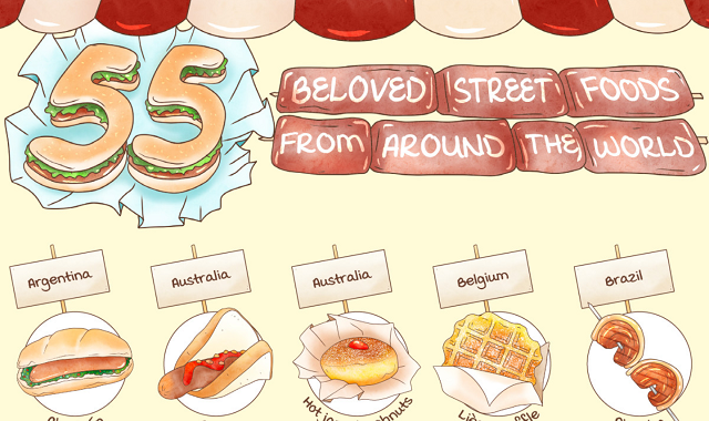 55 Beloved Street Foods from Around the World