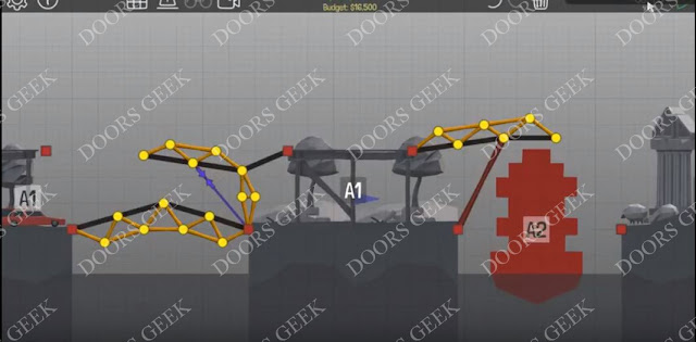 Poly Bridge Level 4-14 Skipper walkthrough, solution, cheats, guide