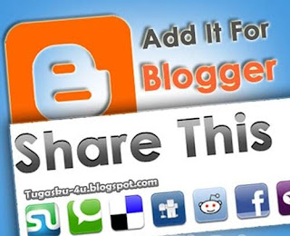 Memasang tombol share dan like di blog