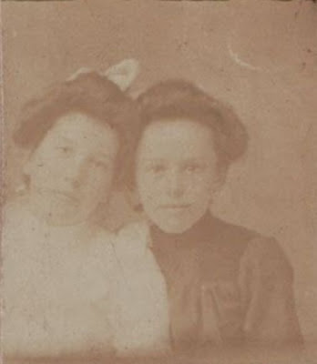 Unknown girls in album of Mary Frances Jollett Davis