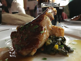 Seared Lamb Lollipop, Lamb & Risotto Cake and Greens