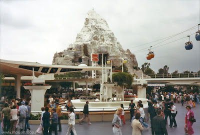 Matterhorn Skyway Tomorrland Terrace Disneyland original 1970's