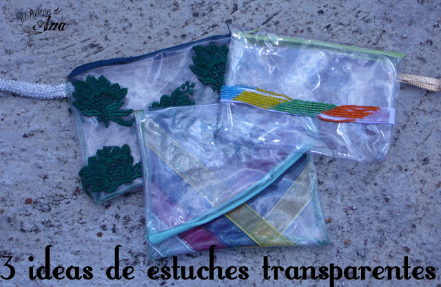 Cómo hacer bolsos transparentes de hule