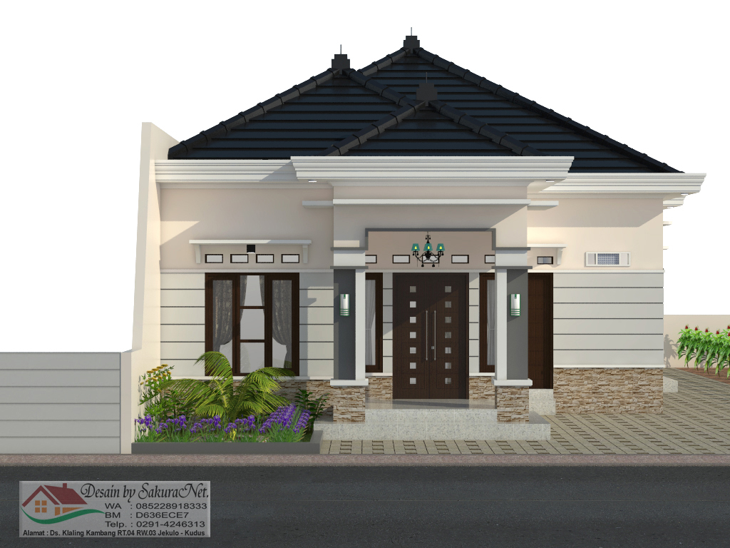 Desain 3D Rumah By SakuraNet Desain Rumah Minimalis L1 9x17