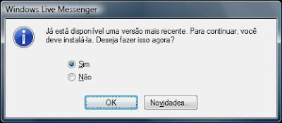 Como usar o MSN sem ter que atualizar