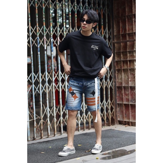 [ chubbersjeans.official ] ‼️โค้ดส่วนลดทักแชททางร้านนะครับ‼️#Trackdenim Denim Shorts limited Size 28”-48"