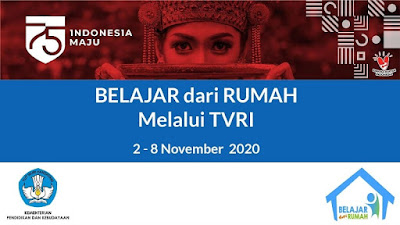 Jadwal Dan Panduan Belajar Dari Rumah Minggu Ke 30 Tanggal 2 Sampai 8 November Tahun 2020