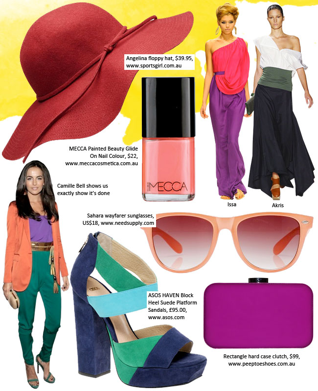 Trend to try: Colour BLOCKING