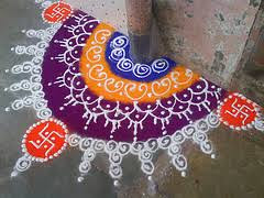 attractive new year rangolis