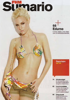 Edrune Wife of David De Gea FHM Magazine