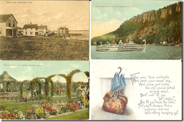 vintage summertime postcards