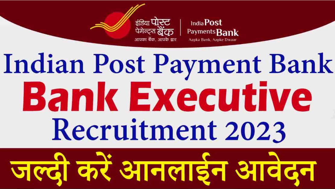 India Post Payments Bank Executive Online Form IPPB Recruitment 2023