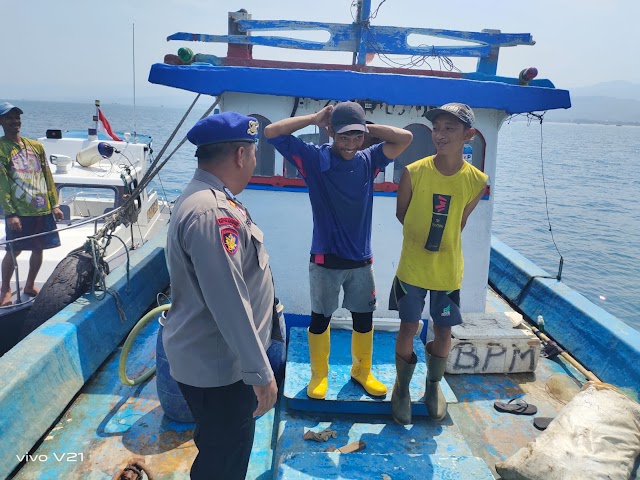 Kapal Patroli Satuan Polairud Polres Sukabumi, Amankan Teluk Palabuhanratu