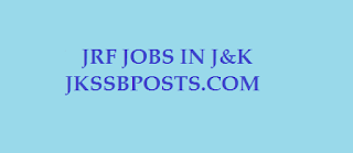 Project Fellow and JRF Jobs in J&K