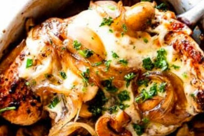 Best Cheesy Baked Chicken Breasts With Mushrooms 