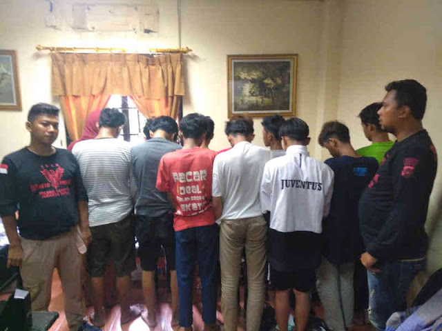 Polsek Tambora Tangkap 13 Pelaku Tawuran, 3 Positif Narkoba