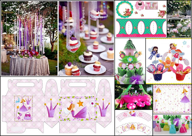 Precious Fairy Party: DIYs, Free Printables, Party Decoration Ideas and More. 