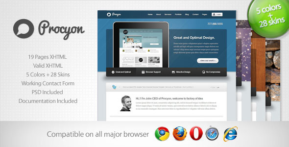 Procyon - Corporate Business Template 6 - Corporate Site Templates
