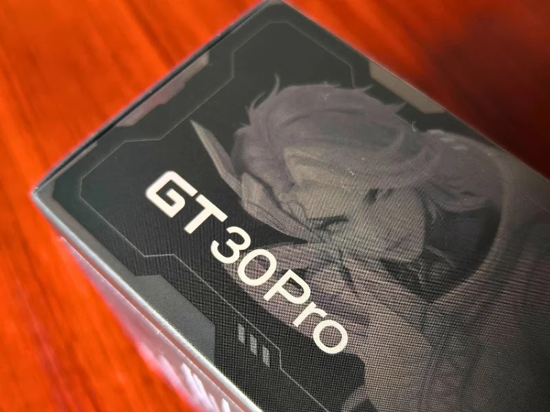 The Infinix GT 30 Pro's special packaging has Mobile Legends: Bang Bang branding all over.