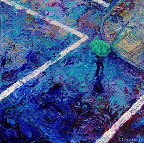 09-Studio-View-Iris-Scott-Finger-Painting-to-add-a-lot-of-Texture-to-Urban-Scenes