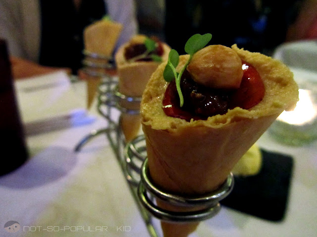 Foie Gras in a Cone