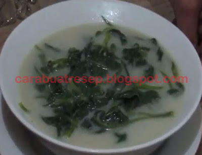 Foto Resep Bobor Kangkung Santan Sederhana Spesial Asli Enak