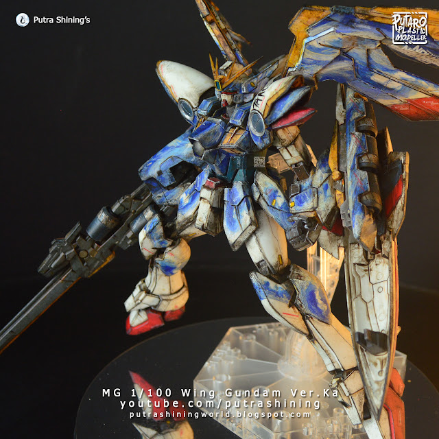 Hand Painted MG Wing Gundam Ver.Ka | XXXG-01W ウイングガンダム by Putra Shining