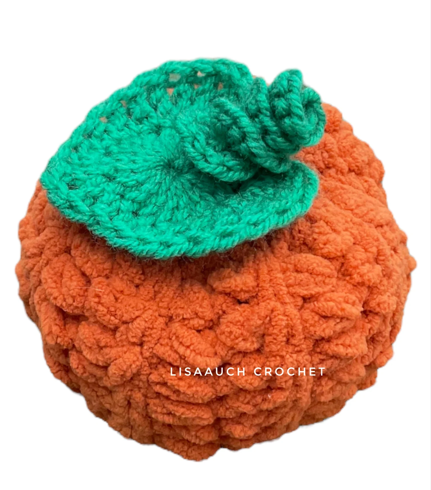 how to crochet a small plush pumpkin