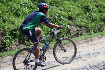 Mountain biking in Nepal