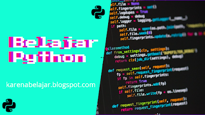 Belajar Python Membuat  Program Menentukan Bilangan Ganjil atau Genap