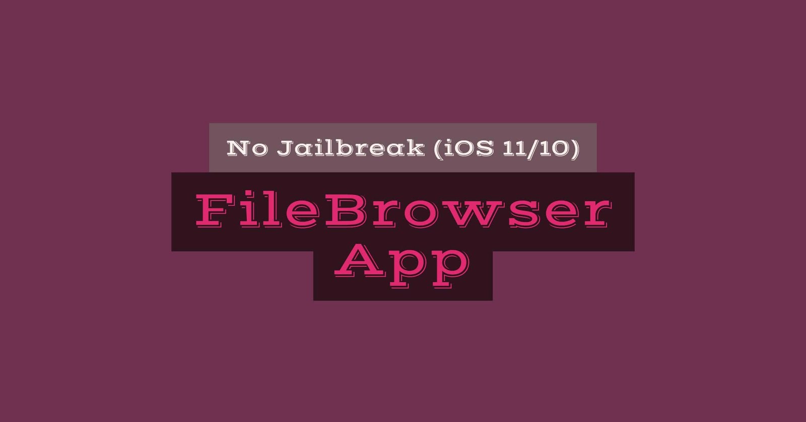 Here’s how download and install FileBrowser IPA (Files app) on iOS 10/11 without jailbreak using Xcode or Cydia Impactor for non-jailbroken users.