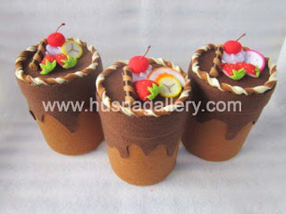 toples cantik unik hias kain flanel